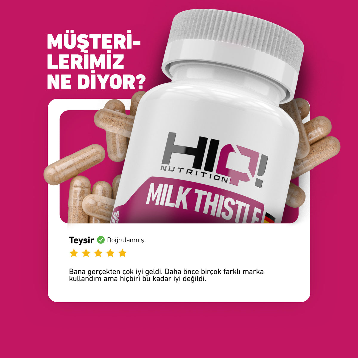 HIQ Milk Thistle 60 Kapsül
