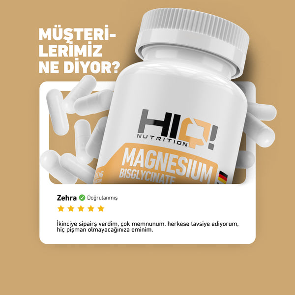 HIQ Magnesium Bisglycinate 120 Kapsül