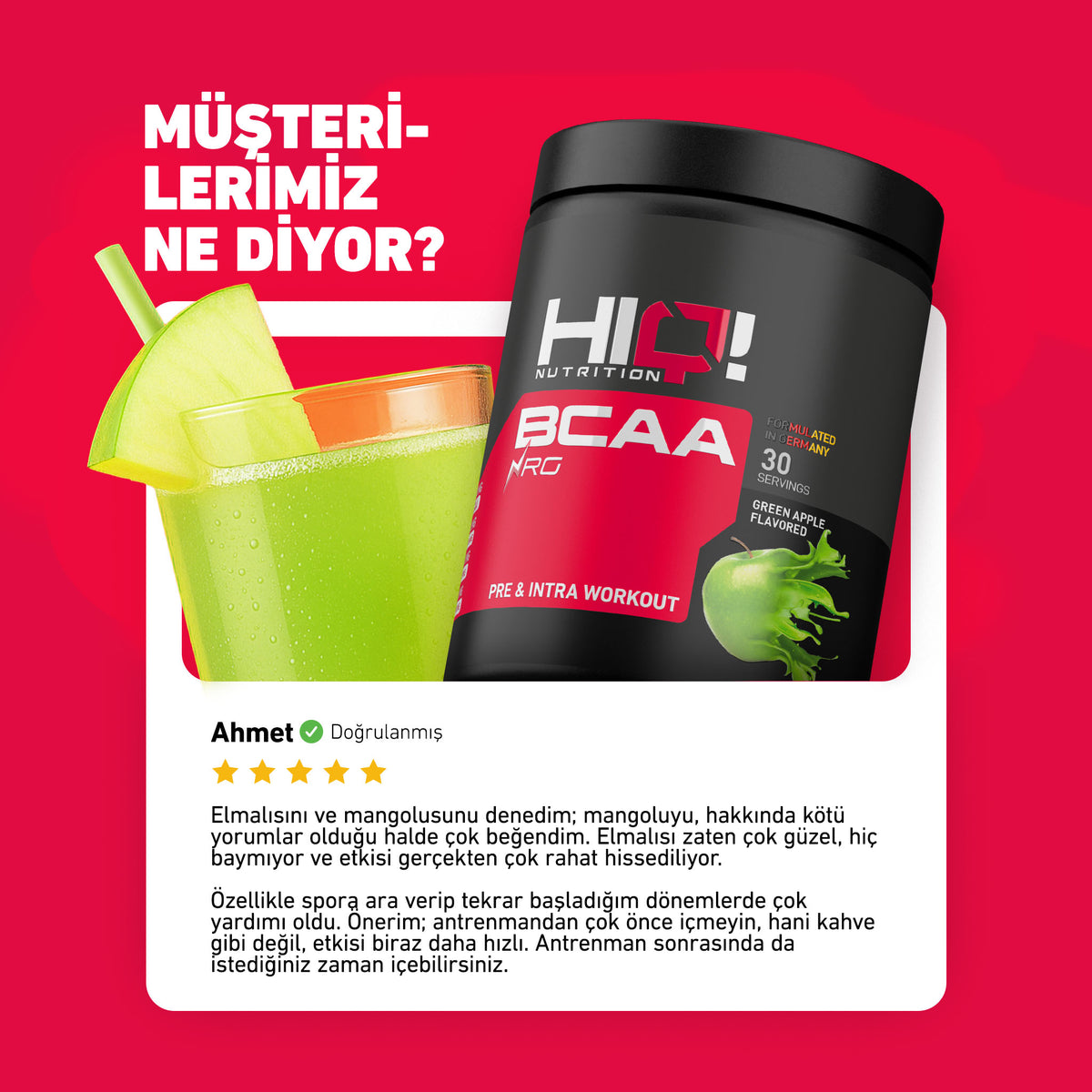 HIQ Bcaa Nrg 390g