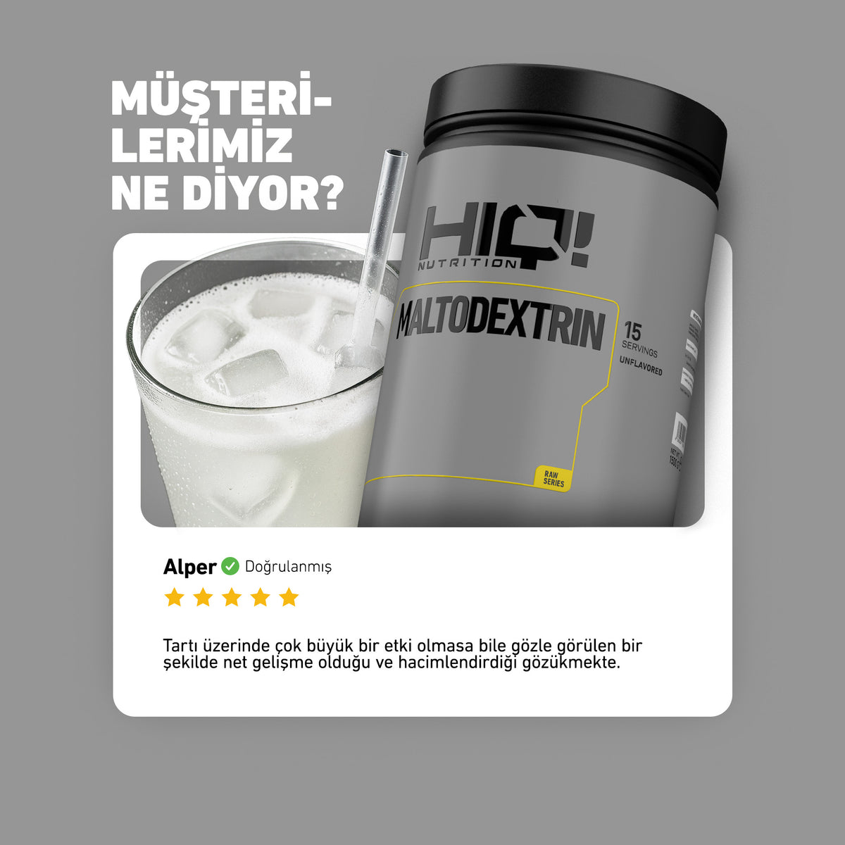HIQ Maltodextrin 1500g Unflavored