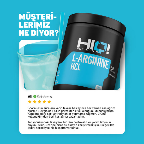 HIQ L-Arginine Hcl 300g Unflavored