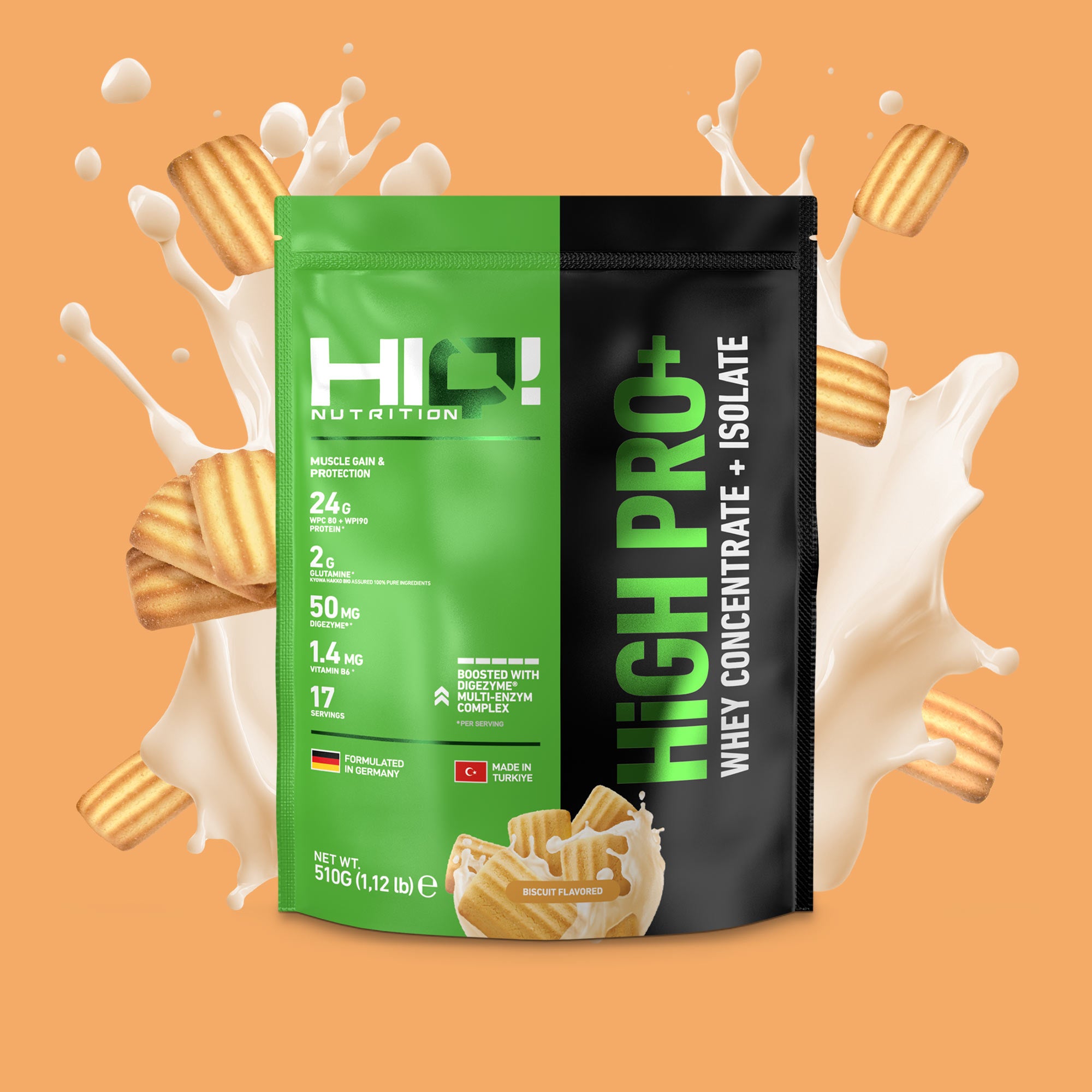 HIQ High Pro+ 510gr | Whey & İzole Protein Tozu – HIQ Nutrition