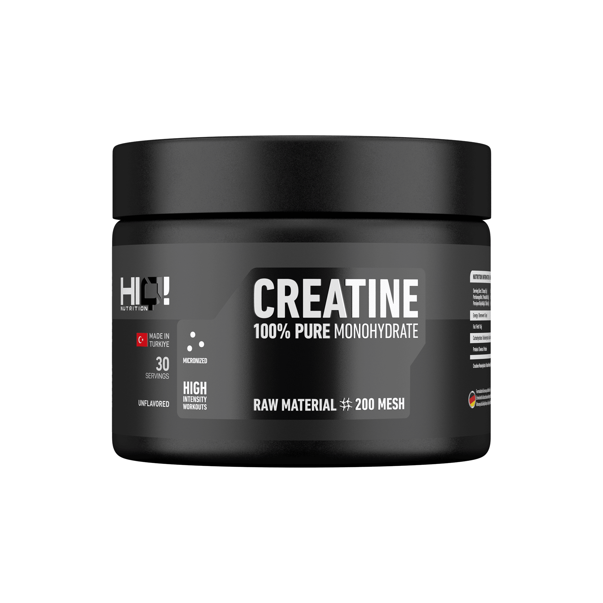 HIQ Creatine 150g Unflavored