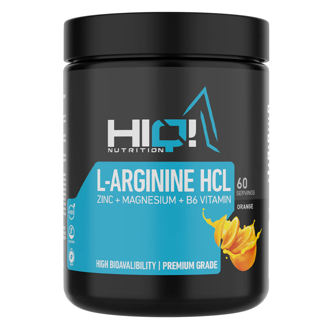 HIQ L-Arginine Hcl Zinc + Magnesium + Vitamin B6 480g