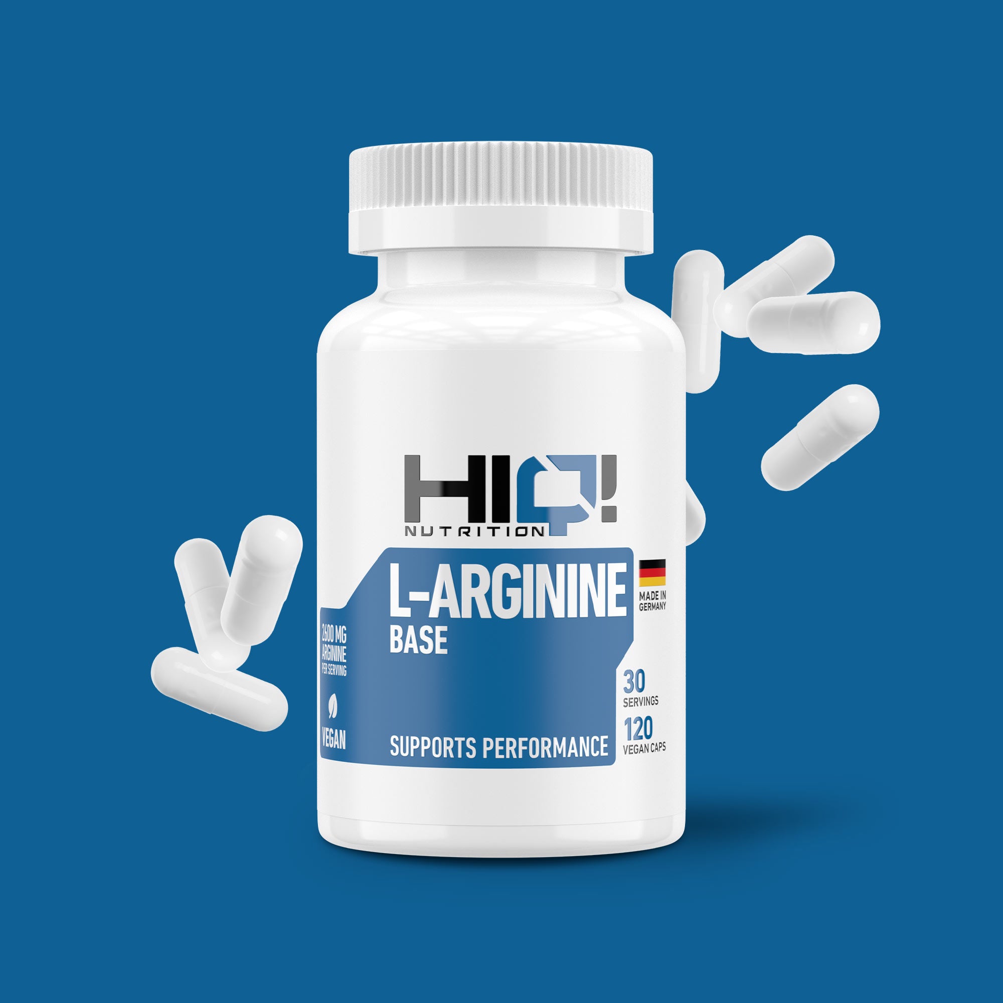 HIQ Arginine Base 120 Kapsül