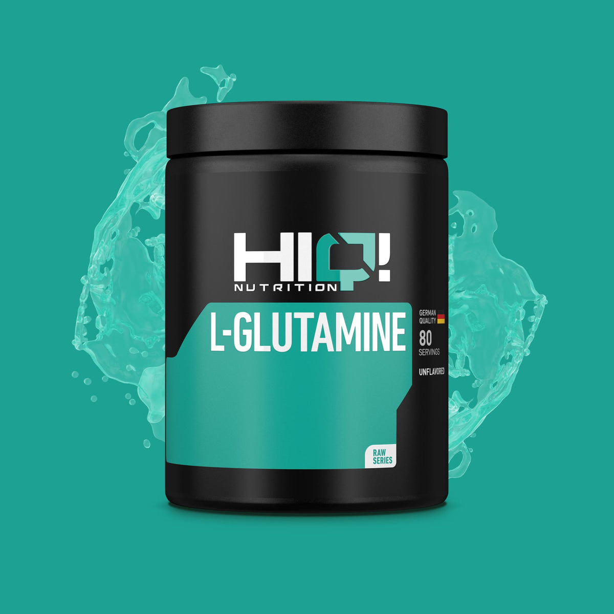 HIQ L-Glutamine 300g Unflavored