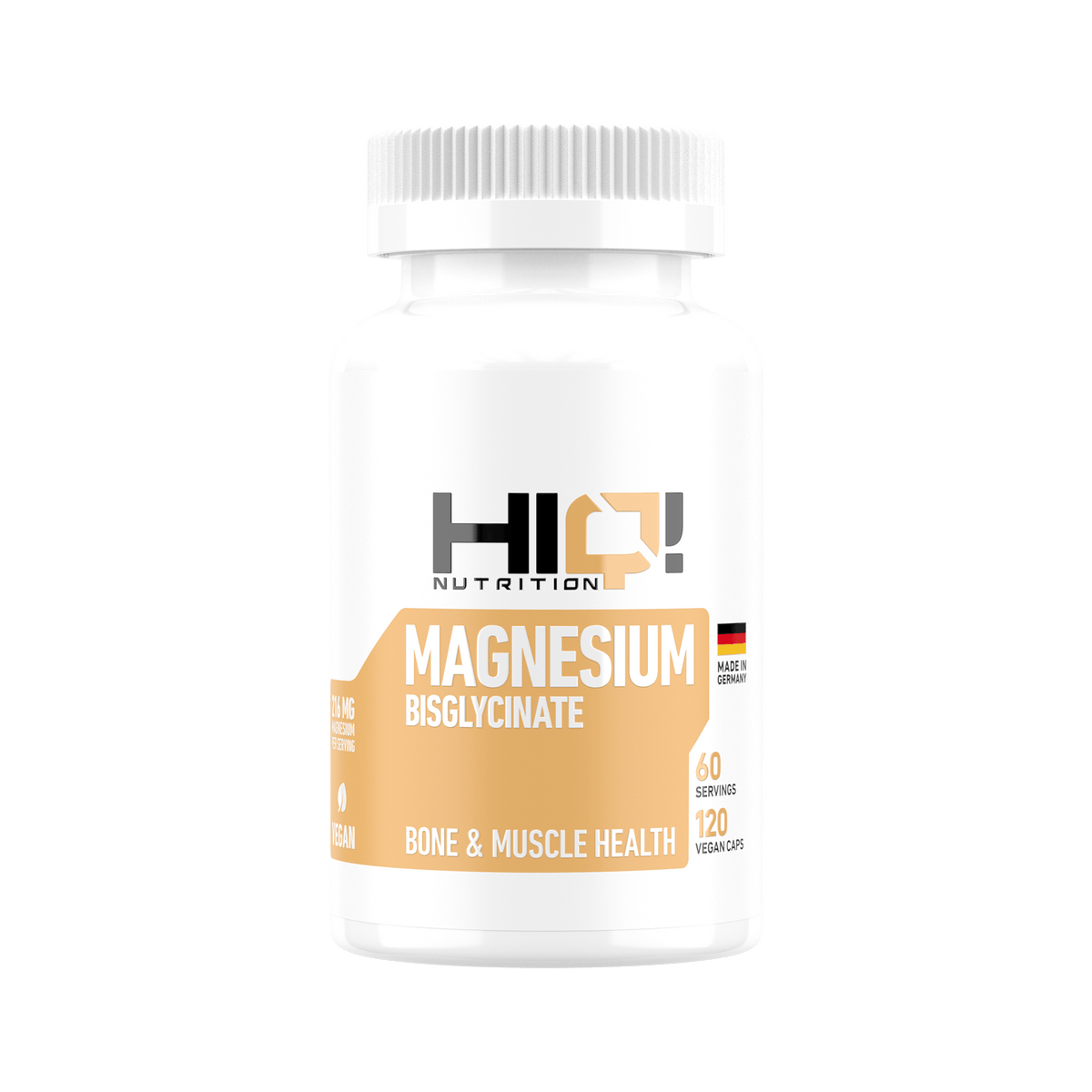 HIQ Magnesium Bisglycinate 120 Kapsül
