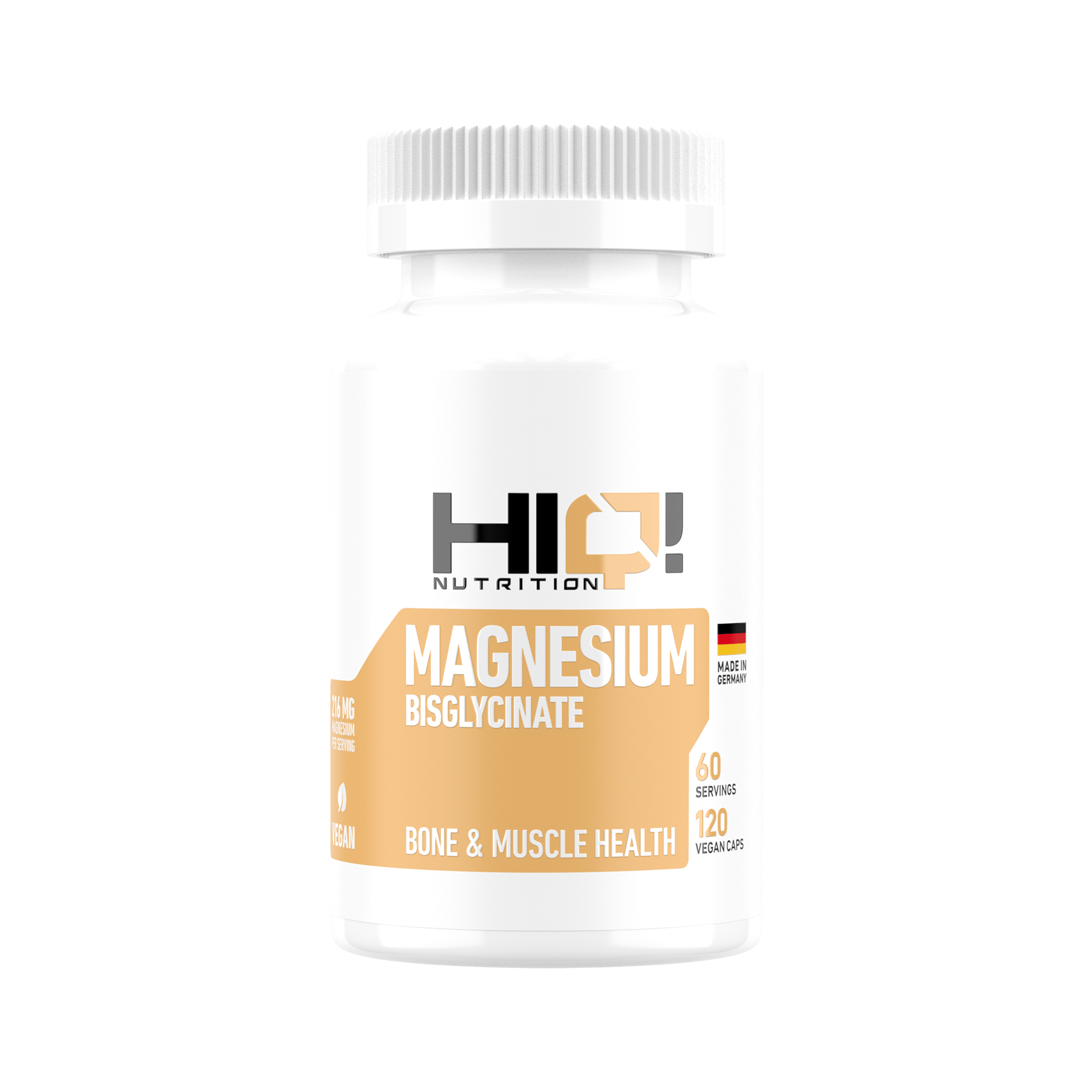 HIQ Magnesium Bisglycinate 120 Kapsül