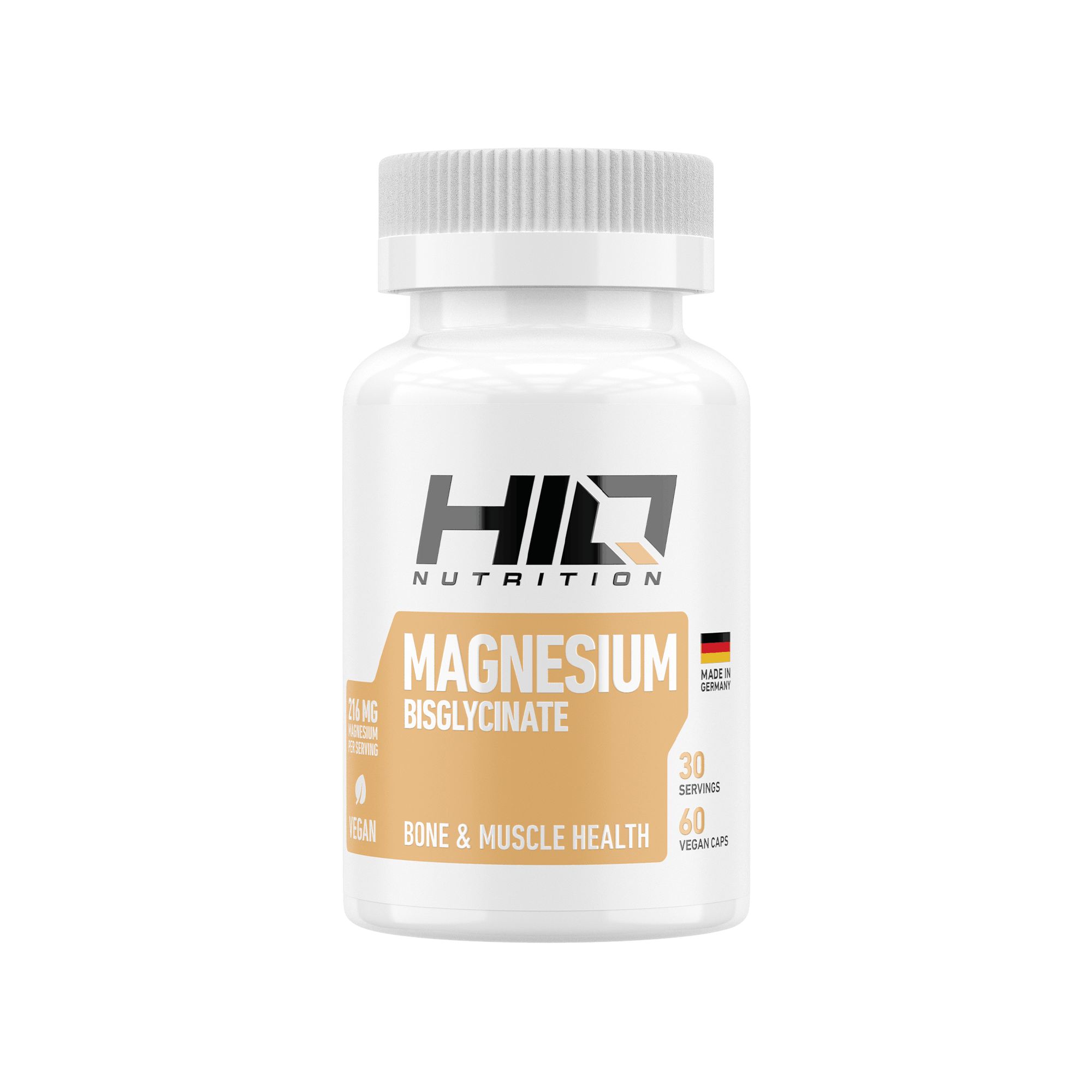 HIQ Magnesium Bisglycinate 60 Kapsül