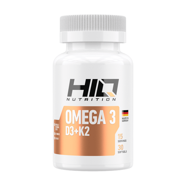 HIQ OMEGA 3 D3+K2 PREMIUM COMPLEX 30 SOFTGEL