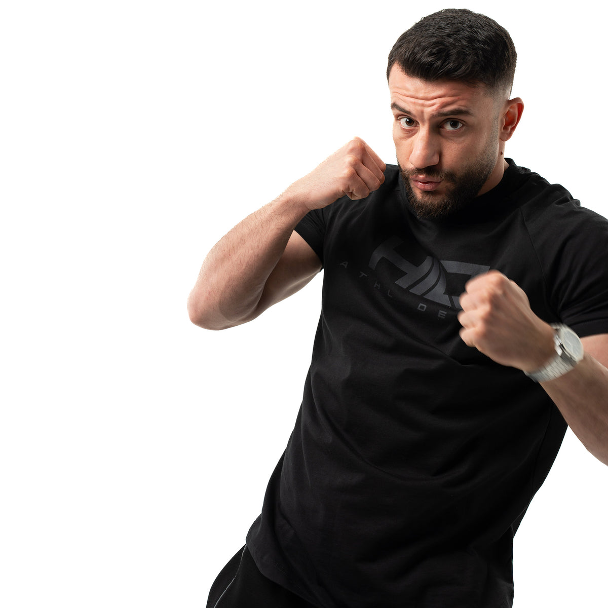 HIQ WEAR ATHL. DEPT. SLIM FIT T-SHIRT SİYAH